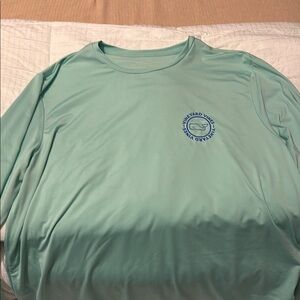 Vineyard Vines Aqua Long Sleeve Tee
